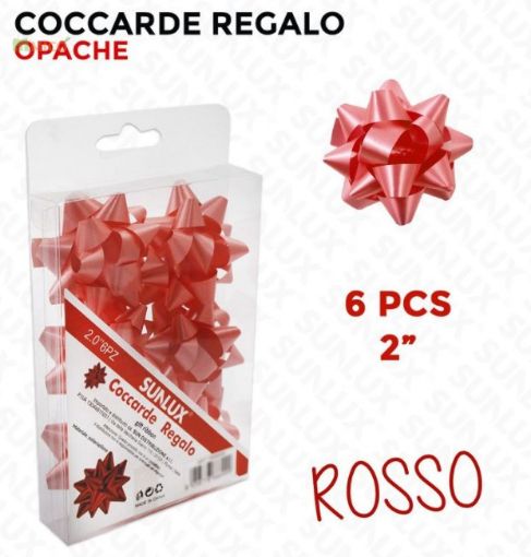 Immagine di COCCARDE REGALO ROSSO 2.0- 6 PCS